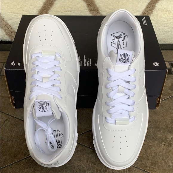 NIKE W AF1 PIXEL WHITE/WHITE-BLACK-SAIL - Picture 7 of 16
